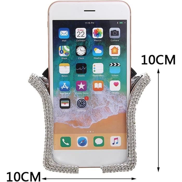 Support De Voiture Universel Pour Téléphone - Clip Simple Et Efficace - Neuf En Noir, Blanc Ou Violet