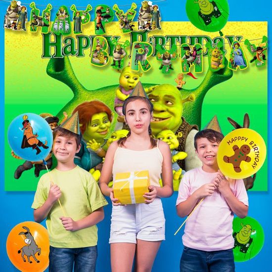 Set De Décoration De Fête D'Anniversaire, 32 Pcs Set De Fête D