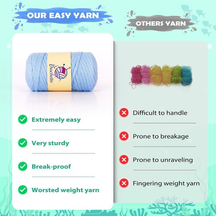 Kit De Crochet Pour Débutants - Kit Complet De Crochet