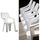 Chaise de jardin blanche