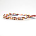 4 -Meetvii ficelle tissée à la main Bracelets pour femme nœuds à pompon,fil coloré,Bracelet tibétain,bijoux ethniques pour hommes-0