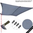 Voile D Ombrage 6x4 Imperméable Voile Ombrage 3 5m Achat Vente Pas Cher