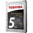 Toshiba Disque Dur interne X300 3,5'' Boite Retail - 5 To - 7200 rpm - 128 Mb-0