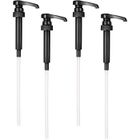 MUYAPAY 4 Pompes Doseuses Pour Sirop – Distributeur En PP Alimentaire Avec Tuyau, Réglable, Débit 8 Ml/pression