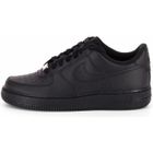 Baskets Nike Air Force 1 Low Noir Enfant - NIKE - Cuir - Lacets - Plat