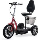 VELECO ZT16 750W Scooter électrique 3 Roues Mobylette Senior Handicapé 750W (Rouge)