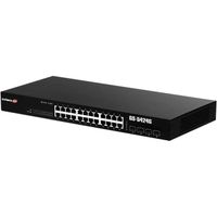 Edimax GS-5424G commutateur réseau Géré Gigabit Ethernet 10/100/1000 1U Noir