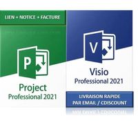 SUPER Pack Microsoft Project 2021 Pro + Visio 2021 Pro à télécharger