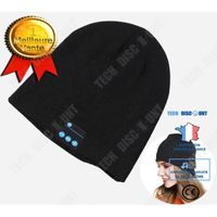 TD® Cotop Fashion Bluetooth en tricot bonnet avec écouteurs stéréo et microphone mains libres Talking Bonnet chaud épais doux pour 