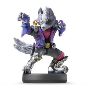 FIGURINE DE JEU Figurine Amiibo - Wolf N°63 • Collection Super Sma