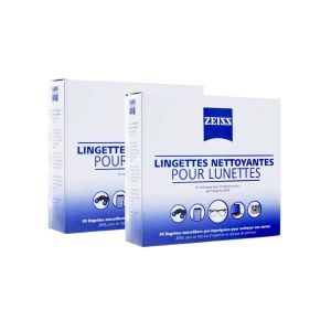 LINGETTE NETTOYANTE Zeiss Lingettes Nettoyantes pour Lunettes Lot de 2