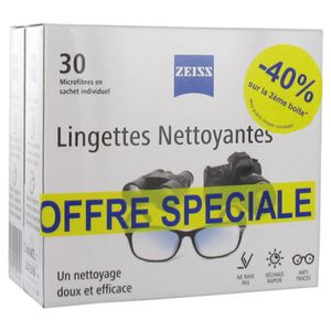 Lingettes Nettoyantes Multi-Surfaces 120pcs - Pour Lunettes, Écrans Smartphone Et Tablettes - Sans Résidu