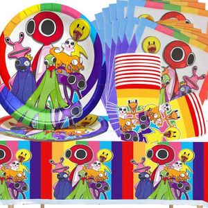 Décoration Anniversaire Rainbow Friends 32 Pièces, Ballons D'Anniversaire,  Soirée À Thème Rainbow Friends, Décoration Gâteau[N13639] - Cdiscount Maison