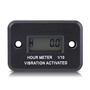 Compteur Horaire Mécanique HM001 - 6-80V DC - Pour Moteur, Générateur - Compte Jusqu'à 99999.9h - 5