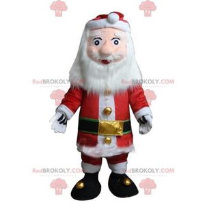 DÉGUISEMENT - PANOPLIE Mascotte de Père-Noël habillé en rouge et blanc av
