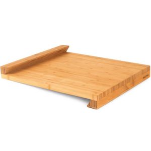 Zeller 26277 Couvercle de cuisinière//Planche à découper Wood Bois 2 par Set Verre 5 cm