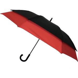 PARAPLUIE Parapluie Canne De Golf Automatique Femme-Homme Monture Innovante Double Extension Diamètre 128Cm Deux Personnes Ultra Solide[J682]