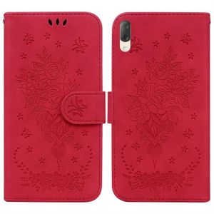 Étui Portefeuille Cuir Pour Sony Xperia Z3+ – Rabat, Pochette Carte, Pied – Motif Floral