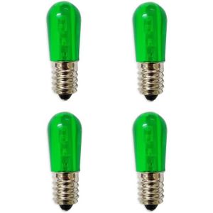 AMPOULE - LED Ise Ampoule Led E14 12V Vert, 4 pièces E14 3Led La