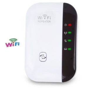 REPETEUR DE SIGNAL QF13343-Répéteur WiFi PLUGSURF universel tout abonnement - Augmente la qualité et la distance wi-fi RJ45 300 Mbps Répéteur Wi-Fi s