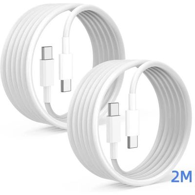 Câble De Recharge Nubia Z40S Pro 120W Avec Adaptateur USB-C Et Micro-USB Et Lumière LED Bleue