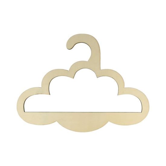 Cintre Nuage En Bois 29 X 21 5 Cm Nuage En Bois Silhouette