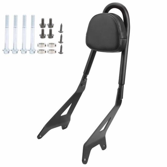Motorfiets Afneembare Sissybar Rugleuning Passagier 22 Inch voor Touring Street Glide Electra Glide Road Glide Road King 2009-2022 PSLER Rugkussen Kussen Verstelbaar Opvouwbaar Vrij Verwijderbaar Motorfiets Afneembare Sissybar Rugleuning Passagier 22 Inch voor Touring Street Glide Electra Glide Road Glide Road King 2009-2022 PSLER Rugkussen Kussen Verstelbaar Opvouwbaar Vrij Verwijderbaar