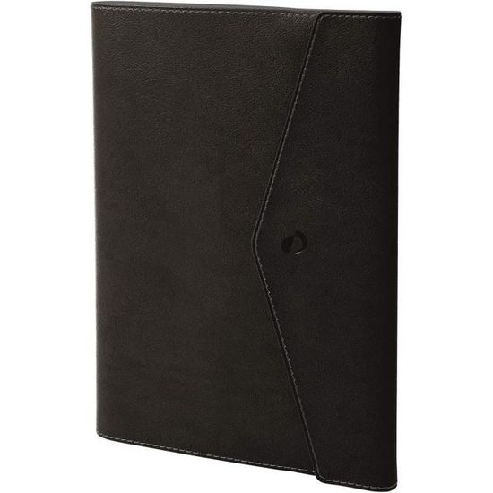 Agenda Semainier 2026 - Format 21x27cm - 1 Semaine Sur 2 Pages - Reliure Spirale - Couverture Noire Amovible - Fabriqué En France