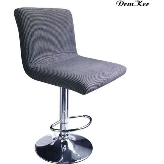 Housse De Chaise De Bureau Extensible Deisy Dee - Protection Anti-griffures Chat/Chien - Tissu Jacquard Polyester - Redécore Ton Fauteuil Gaming Ou Pro (Noir)