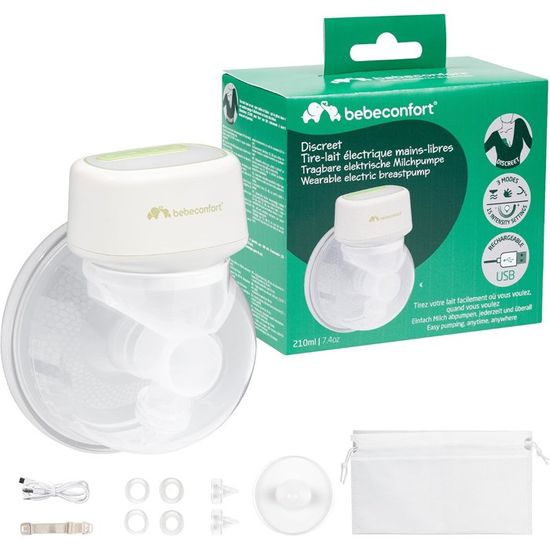 Tire-lait Manuel Bebeconfort - Kit Complet Avec Biberon 150ml, Sachets Conservation Et Sac De Transport