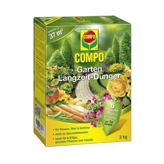 Engrais Gazon Floranid Compo 3 Kg - Longue Durée 100 Jours, NPK, Pour 100 M² - Fertilisation Pelouse
