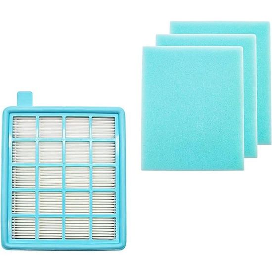 Lot De 3 Filtres + éponges Pour Aspirateur Robot Zaco V80 V85 - Pièces De Rechange - 8