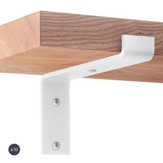 Lot de 2 Support pour Étagère Flottante Invisible Support en Métal pour Tablette Flottante en Bois Dissimulé à Fixation Murale, - Maison Lot de 2 Support pour Étagère Flottante Invisible Support en Métal pour Tablette Flottante en Bois Dissimulé à Fixation Murale, - Maison