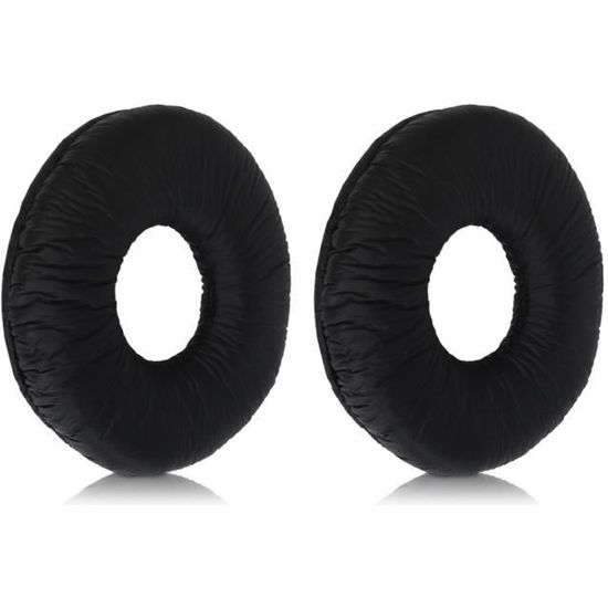 Coussinets De Rechange Aiivioll Pour Casque Sony MDR-1A / 1A-DAC - Cuir Confortable Noir
