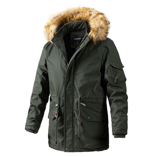 Manteau D’hiver Fille – Parka Fourrée à Capuche – Taille T1 – Polyester