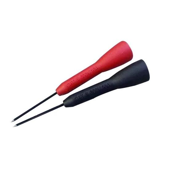 2 Broches De Test Perçantes Pour Multimètre - Acier Inoxydable - Idéal Réparation Auto - 8 Cm - 13