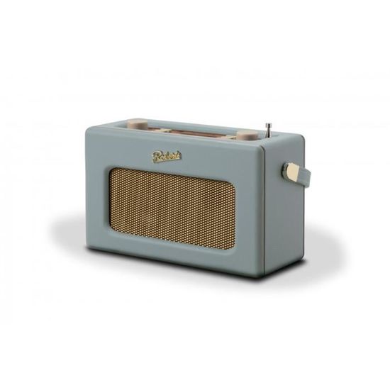 Radio Réveil matin DAB / DAB+ / FM (RDS) / Bluetooth - ROBERTS - RD70 - Bleu pastel - Portable