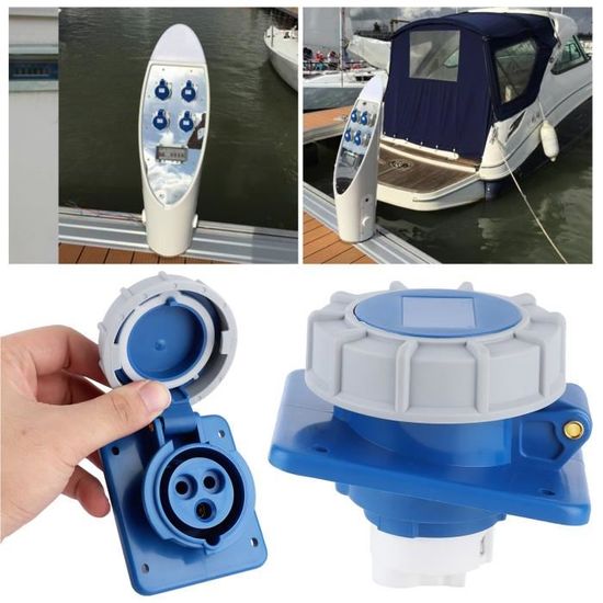 Prise De Quai Victron 15 Mètres - 16A Et 250V AC, Pour Branchement Bateau Ou Caravane