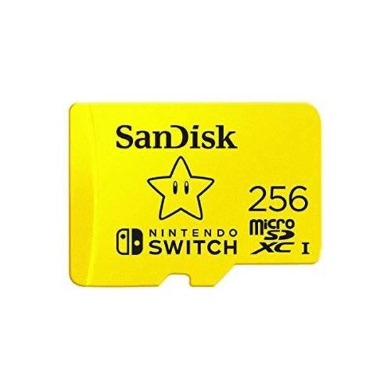 SanDisk Carte microSDXC UHSI 256Go pour Nintendo Switch Produit