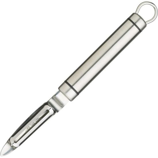 Éplucheur à Lame Mobile KitchenCraft - Inox 21cm | Professionnel, Confortable Et Lavable Lave-Vaisselle