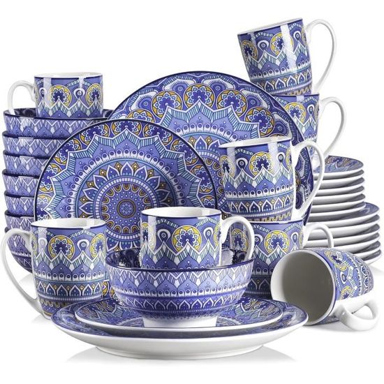 Service de table complet vintage en porcelaine de Pologne (D'occasion