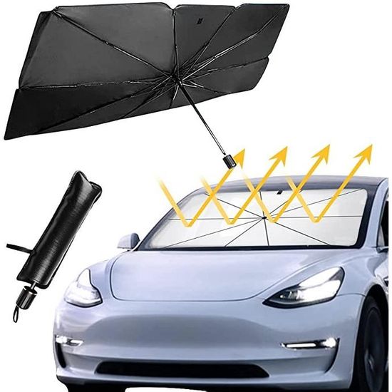 Parapluie Pare Soleil Pare Brise Avant de Voiture pour VW Golf 7  Variant/Golf Variant R R-Line Wagon, Protection UV Rotation à 360°  Couverture