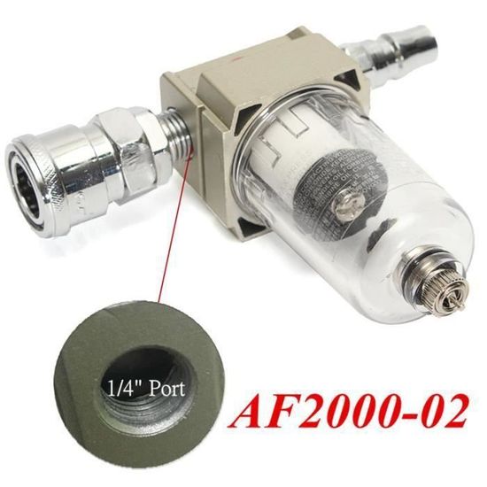 Ywei AF2000-02 Séparateur de filtre piège d'humidité de l'eau de compresseur d'air