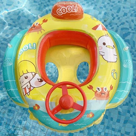 Pare-soleil Flottant Pour Piscine - Protection UV UPF 50+ - Dimensions 93x52 Cm - Installation Facile - Plage, Lac, Voyage