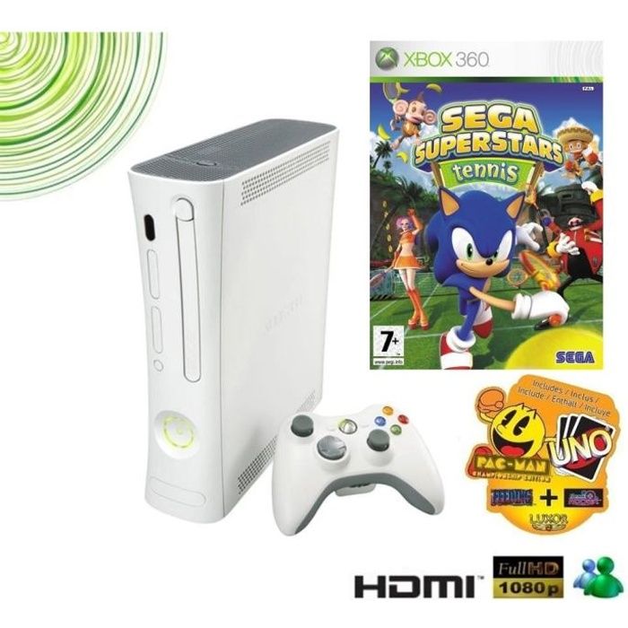 Xbox 360 arcade console top