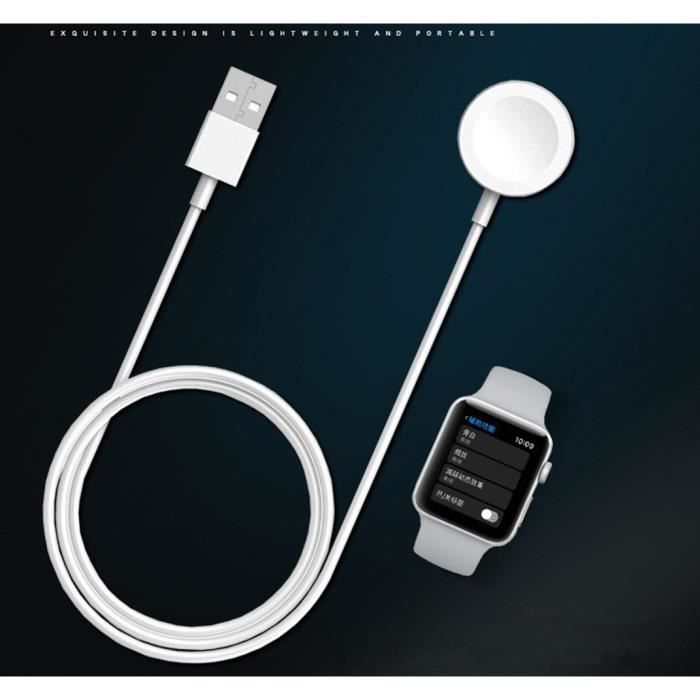 Chargeur magnétique pour chargeur Apple Watch Series 1/2/3 iWatch 38 / 42mm