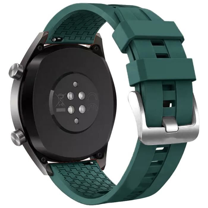 MONTRE OUTDOOR Bracelet de montre en silicone pour Huawei Watch GT Active 46mm Honor Magic bg336