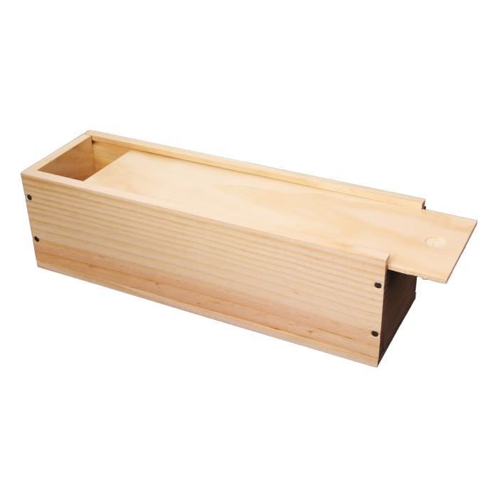Caisse Bois à Glissière Bois - 1x75cl - coffret