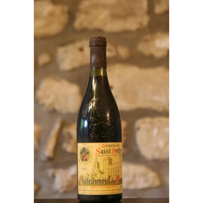 Vin rouge, Domaine Saint Prefert 1989 Rouge