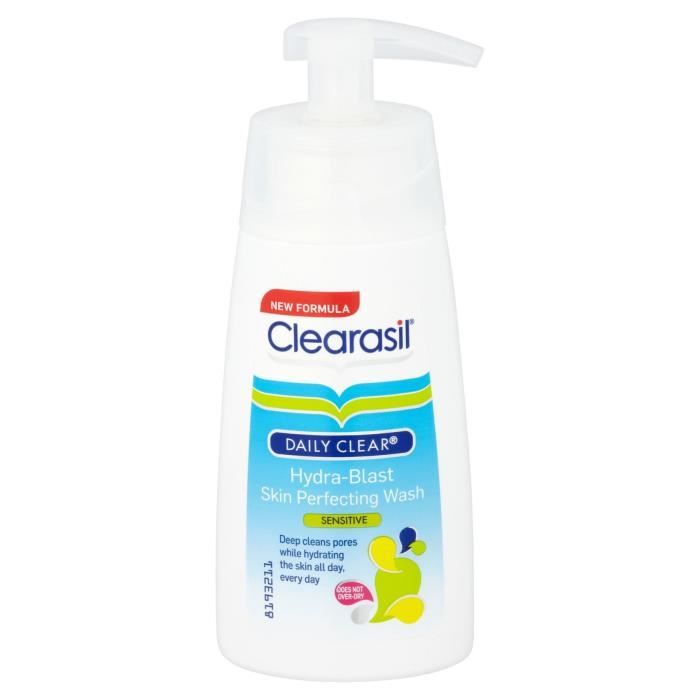 Clearasil Daily Clear Hydra-Blast Peau Perfectrice Nettoyant Sensible 150 ml-384180